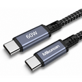 Mikorean 60W USB-C to USB-C Braided Fast Charging Cable