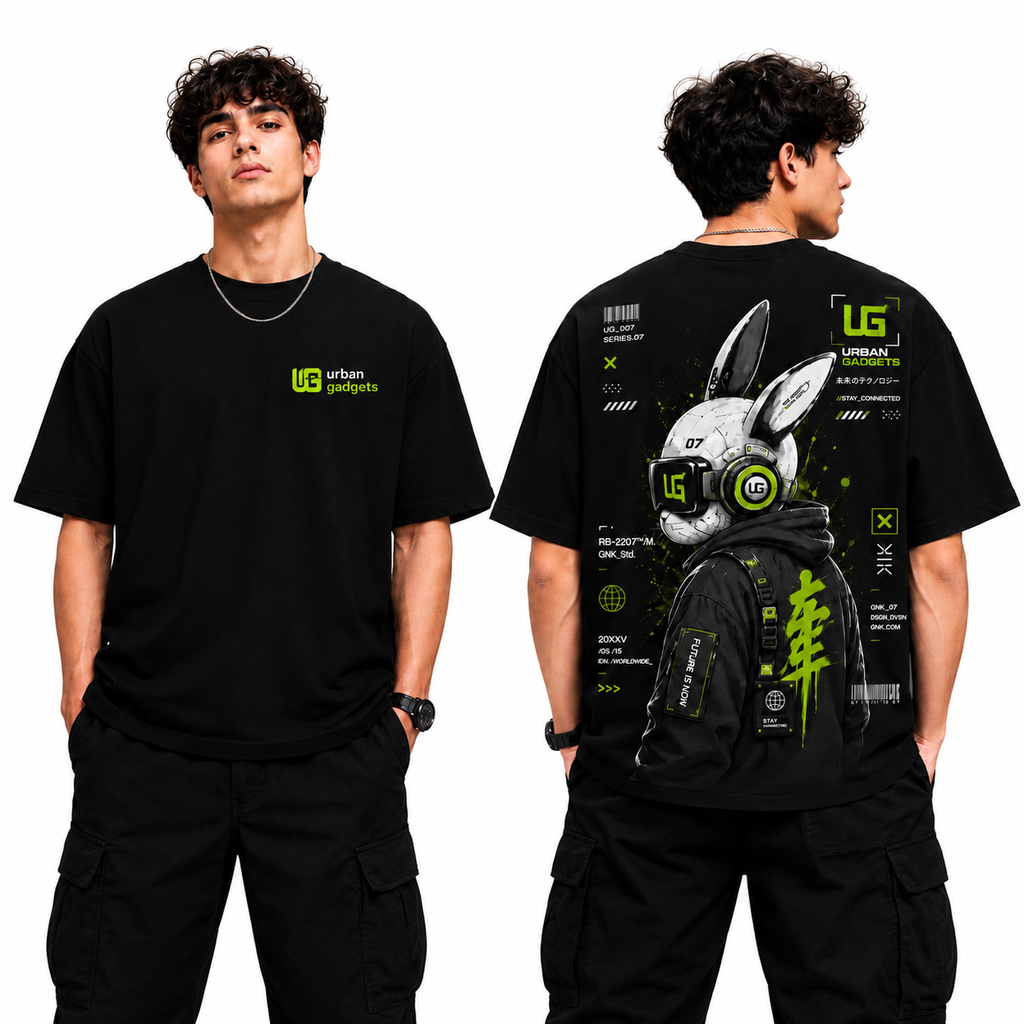 Urban Gadgets Oversized Streetwear T-Shirt