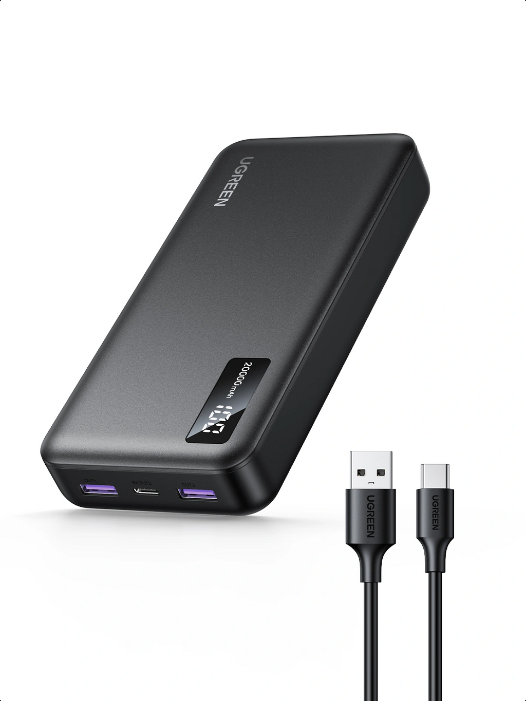UGREEN 20000mAh 20W Two-way Fast Charging Power Bank – PB312 – 25683 – 1 Year Warranty
