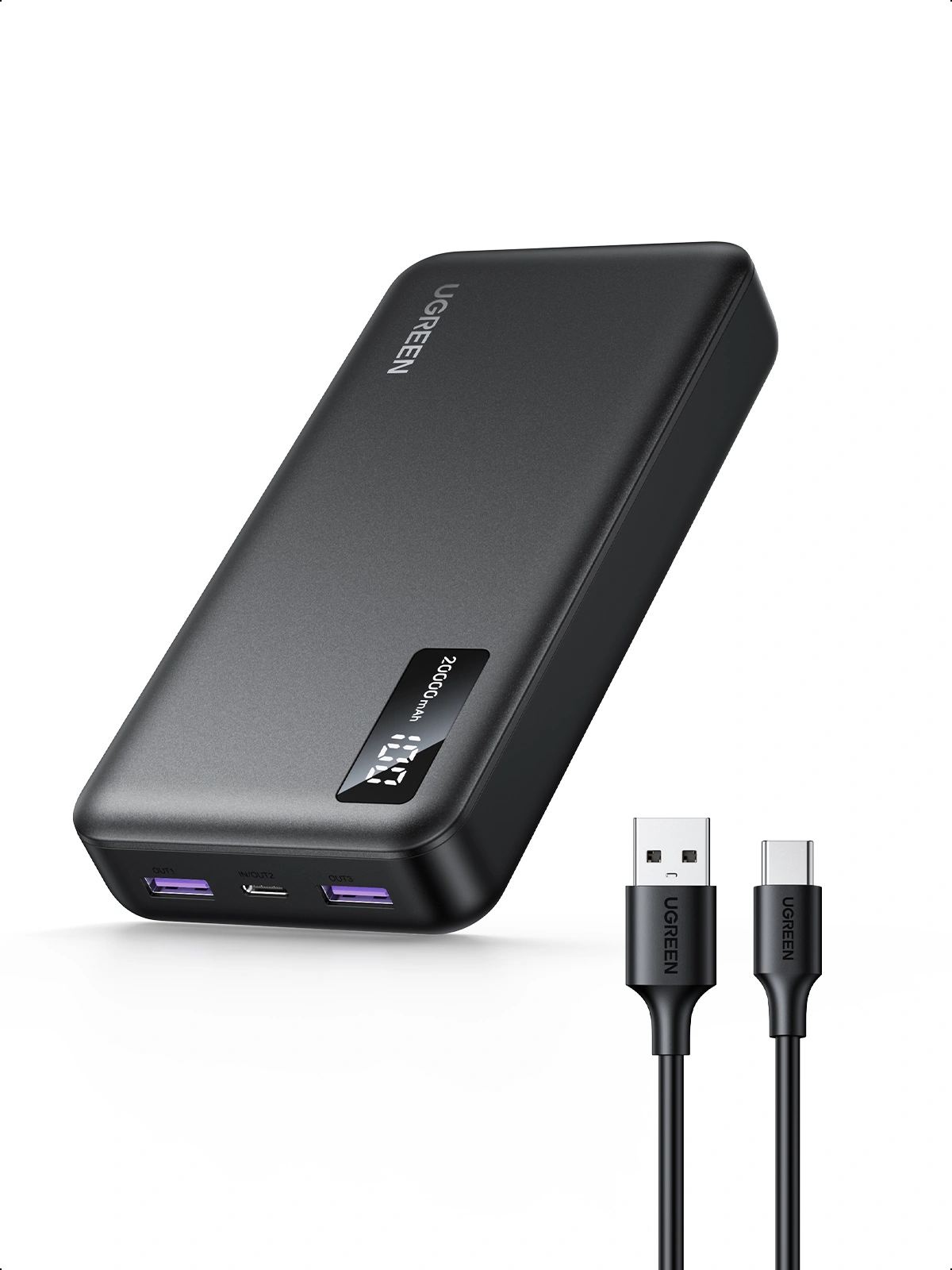 UGREEN 20000mAh 20W Two-way Fast Charging Power Bank – PB312 – 25683 – 1 Year Warranty