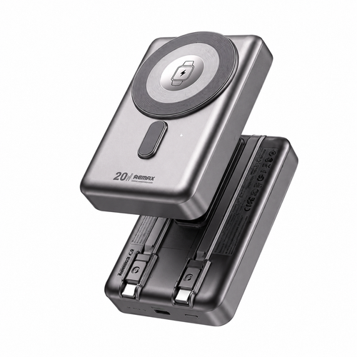 REMAX CX-2 10000mAh Magnetic Wireless Power Bank – 15W Fast Charging with Foldable Stand - 6 Months Warranty