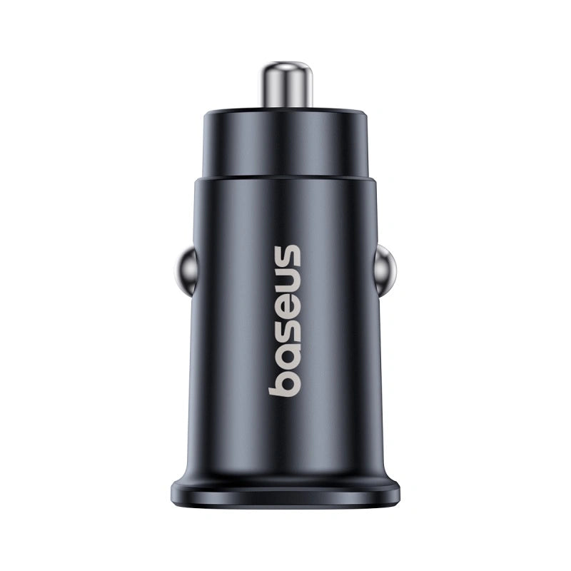 Baseus 30W GoTrip Car Charger Type – C+USB – Cosmic Black – 1 Year Warranty
