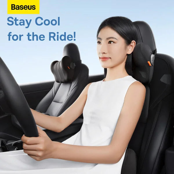 Baseus ComfortRide Series Car Cooling Headrest Cluster Black – C20036402111-00
