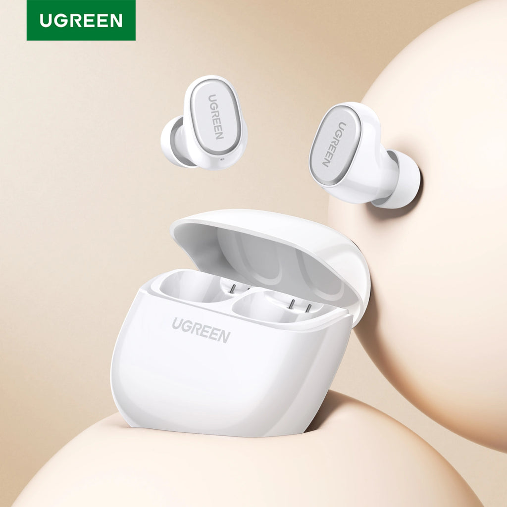 UGREEN Dots (TWS)True Wireless Earbuds (White) – WS220 – 75627 – 1 Year Warranty