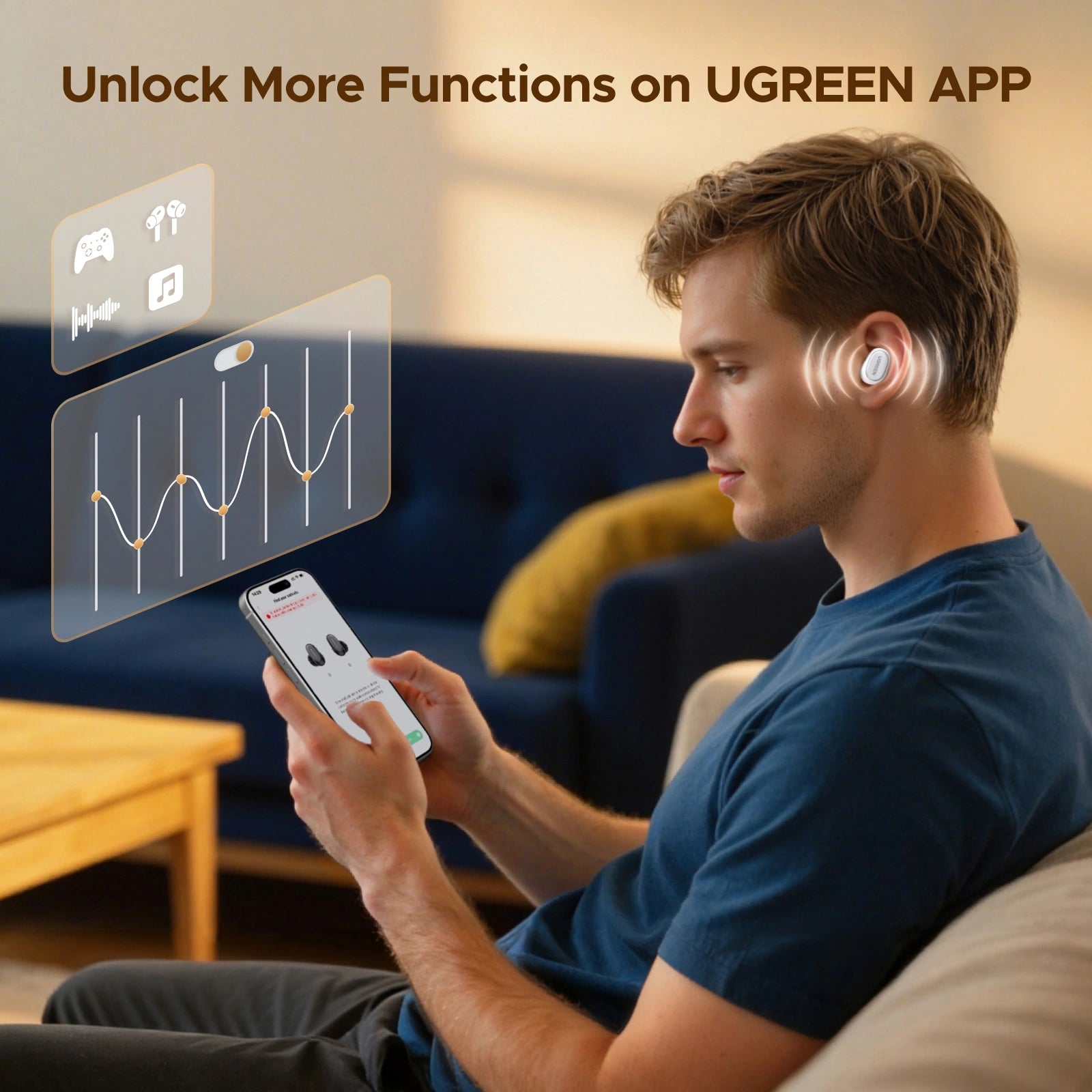 UGREEN Dots (TWS)True Wireless Earbuds (White) – WS220 – 75627 – 1 Year Warranty