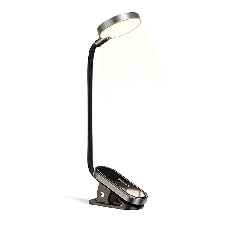 Baseus Comfort Reading Rechargeable Mini Clip Lamp Dark Gray – DGRAD-0G- 1 Year Warranty – 1 Year Warranty