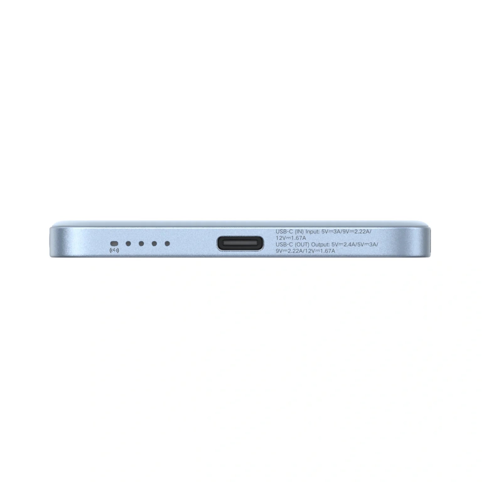 UGREEN 5000mAh Qi2 15W Magflow Air Power Bank, 8.6mm Ultra-Slim (Star Light Blue) – PB580 – 65840B – 1 Year Warranty