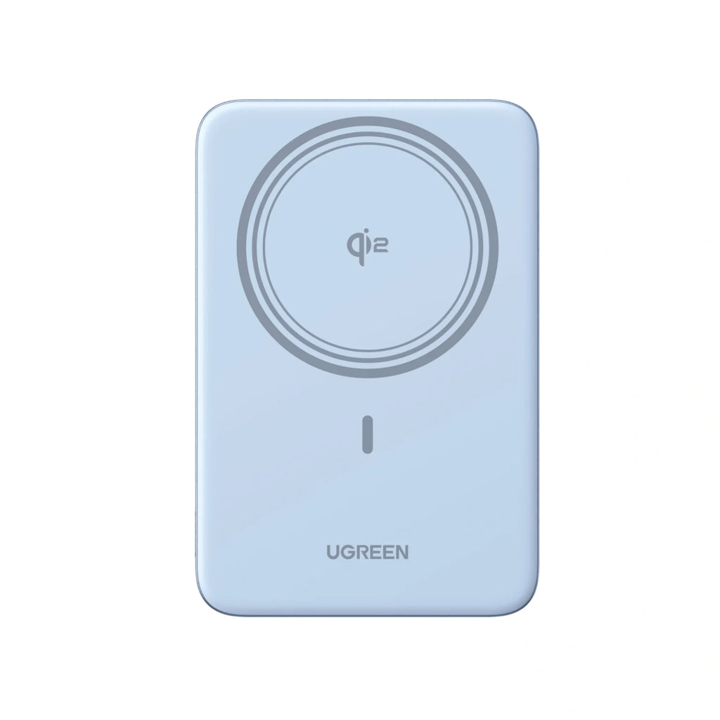 UGREEN 5000mAh Qi2 15W Magflow Air Power Bank, 8.6mm Ultra-Slim (Star Light Blue) – PB580 – 65840B – 1 Year Warranty