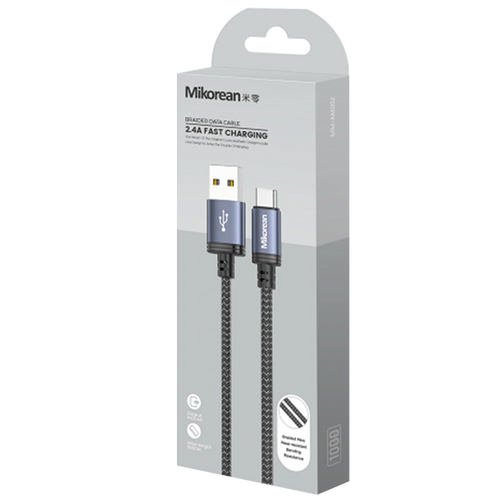 Mikorean 3A Fast Charging USB to Lightning Braided Cable