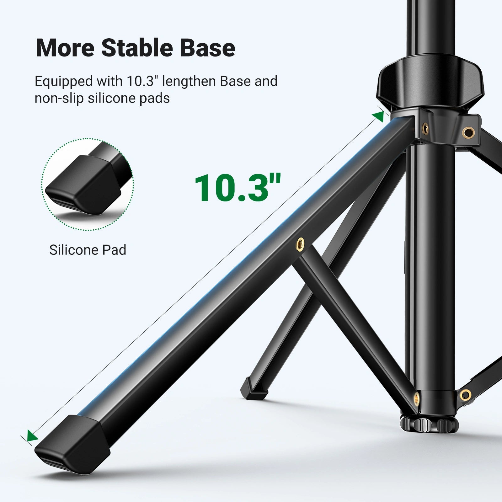 UGREEN 1.7 Meter Floor Tripod And Selfie Stick with Bluetooth Remote – LP680 – 15609