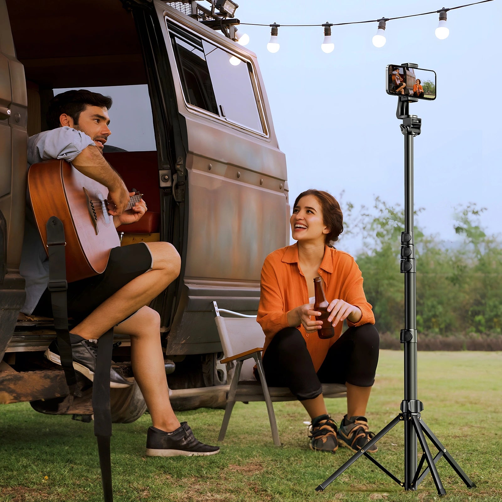 UGREEN 1.7 Meter Floor Tripod And Selfie Stick with Bluetooth Remote – LP680 – 15609