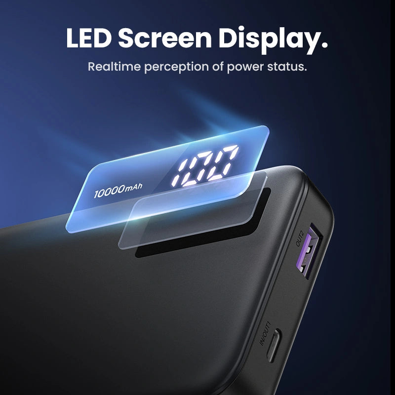 UGREEN 10000mAh 20W Two-way Fast Charging Power Bank – PB311 – 25742 – 1 Year Warranty