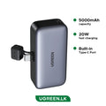 UGREEN 5000mAh 20W Power Bank with Built-in USB-C Connector – PB503 – 35338 – 1 Year Warranty