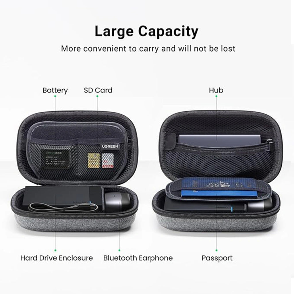 UGREEN Large size high Capacity Electronics Accessories Travel Organizer – LP152 – 85223