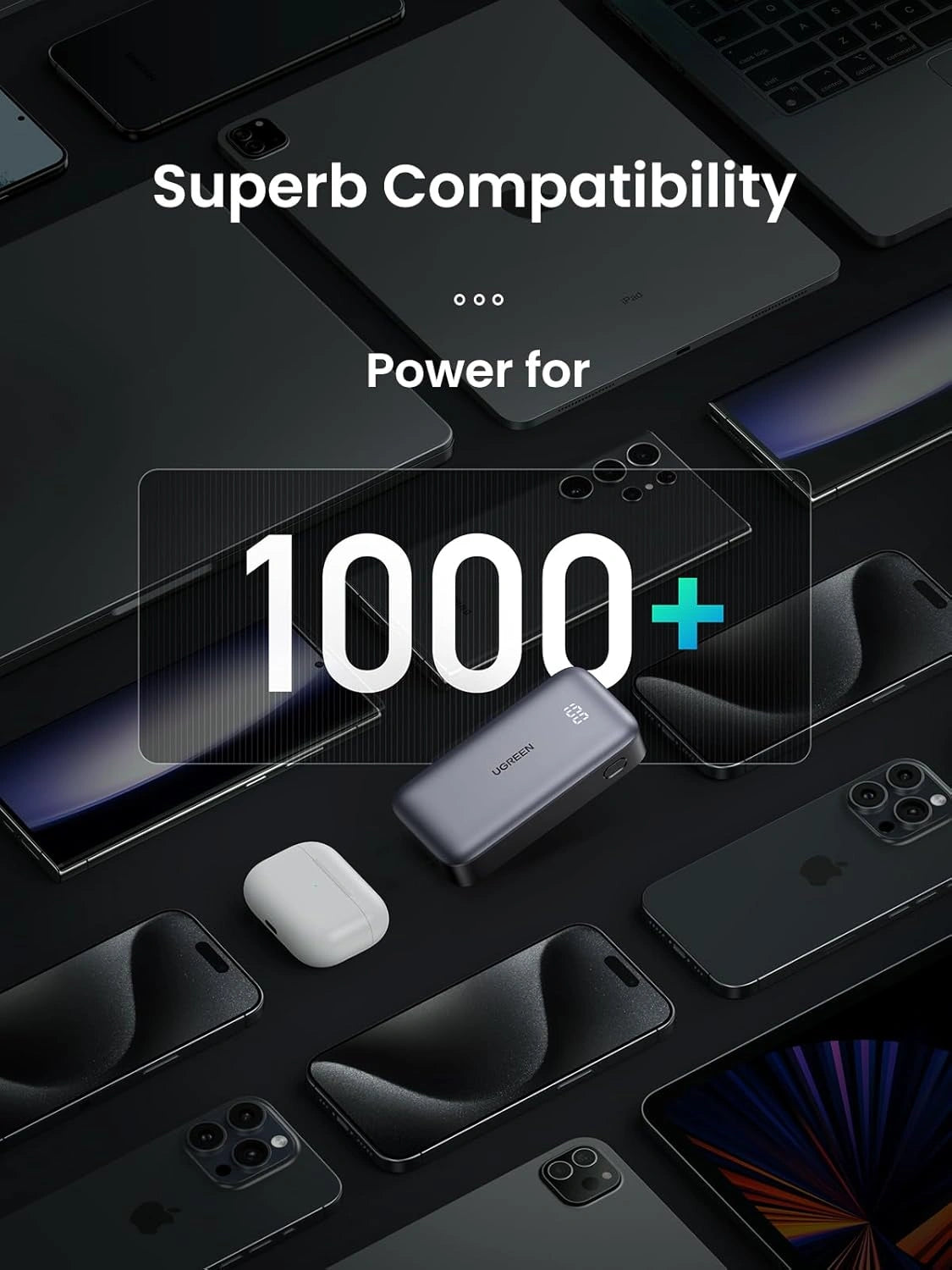 UGREEN 10000mAh 30W Nexode Fast Charging Power Bank – PB502 – 25185 – 1 Year Warranty