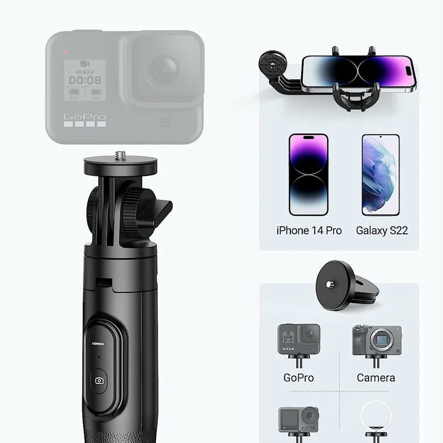 UGREEN Selfie Stick Tripod with Bluetooth Remote – LP586 – 15062