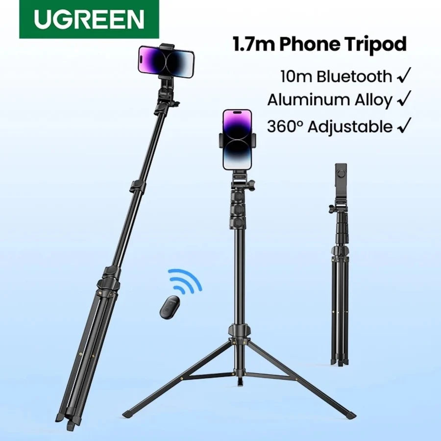 UGREEN Selfie Stick Tripod with Bluetooth Remote – LP586 – 15062