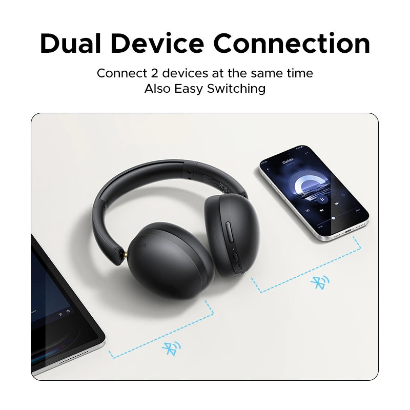 UGREEN Studio Max2 80Hrs Wireless Headphone Black – HP205 – 45018 – 1 Year Warranty