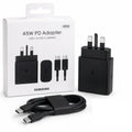 Samsung 45W PD USB-C Fast Charger Adapter with USB-C Cable