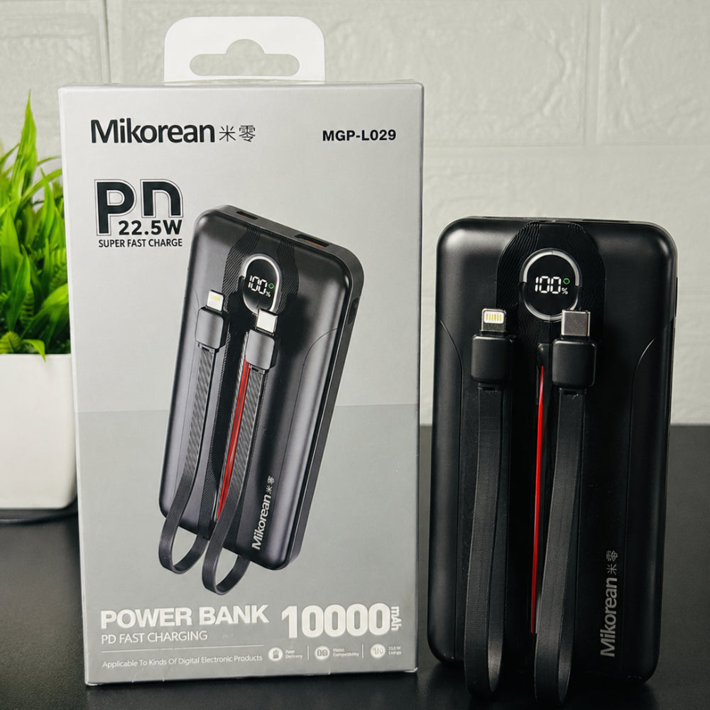 Mikorean MGP-L029 10000mAh 22.5W PD Fast Charging Power Bank